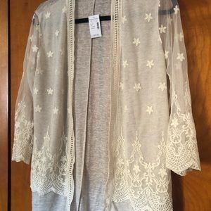 Maurice’s kimono style cardigan